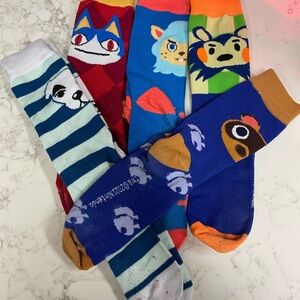 Animal crossing Colorful Character Socks Set